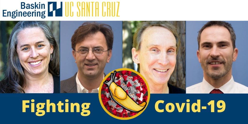 UCSC researchers are taking on the coronavirus challenge on multiple fronts